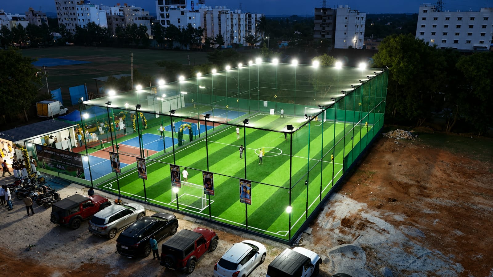 Box Cricket Installation